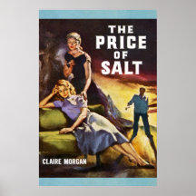 Der Preis des Salz-Vintagen Plakats