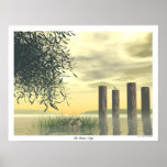 Der Rand des Wassers Posterdrucke