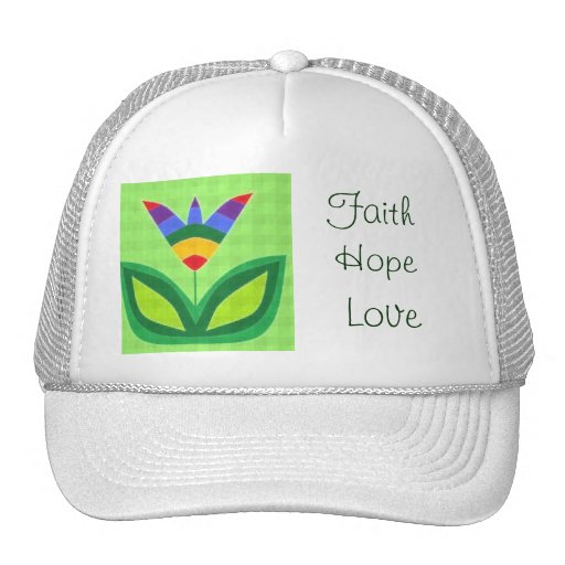 Der Regenbogen-Garten des Gottes Trucker Mütze