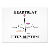Der Rhythmus des Herzschlag-Lebens (ECG/EKG Herzsc Einladungskarten
