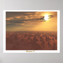 Der rote Planet Plakatdruck