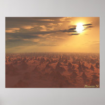 Der rote Planet Plakate