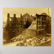 Der Schaden von der Flut 1865 Posterdrucke