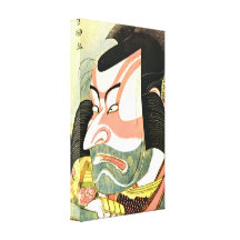 Der Schauspieler Ichikawa Ebizo durch Hokusai Galerie Falt Leinwand