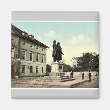 Der Schiller und das Goethe Monument, Weimar, Thur Magnets