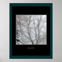 Der Schnee-Überraschungs-Plakat des Frühlinges