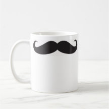 Der Schnurrbart-Becher Kaffee Haferl