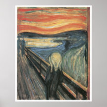 Der Schrei, Edvard Munch 1893 Plakat