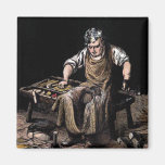 "Der Schuster-" Vintage Illustration Magnete