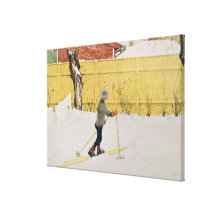 Der Skifahrer, c.1909 Gespannte Galerie Drucke