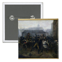 Der Spion, Episode der Belagerung von Paris, 1871 Anstecknadelbutton