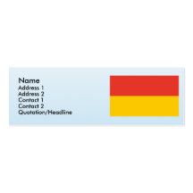 der Stadt Paderborn, Deutschland Visitenkartenvorlage