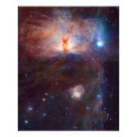 Der Stern des Flammen-Nebelfleck-NGC 2024, der Reg Photodrucke