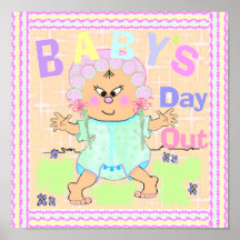 Der Tag des asiatischen Babys heraus drucken auf L Poster