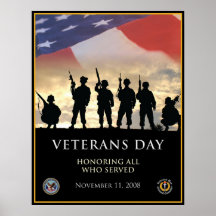 Der Tag des Veterans 2008 Plakatdrucke