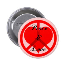 Der Tag FriedensLiebe Valentines Anstecknadelbuttons