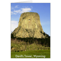 Der Turm des Teufels, Wyoming Karten