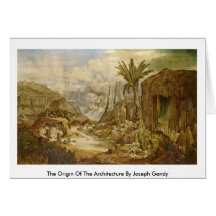 Der Ursprung der Architektur durch Joseph Gandy Karte