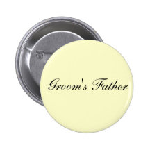 Der Vater-Elfenbein-Knopf des Bräutigams Button