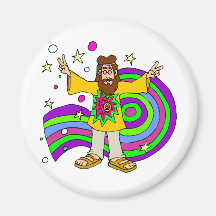 der Vatertag "Hippiegeschenk" "" Kühlschrankmagnet