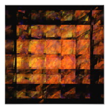 Der Wand-abstrakte Kunst-Foto-Druck