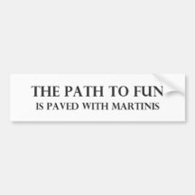 Der Weg zum Spaß Autosticker