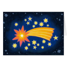 Der Weihnachtsstern Grußkarte