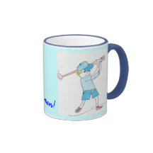 Der wenige Golfmann! Teehaferl