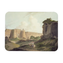 Der Western-Eingang von Shere Shahs Fort, Delhi, Flexibler Magnet