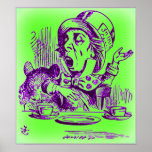 Der wütende Hutmacher - Alice im Wunderland-Plakat