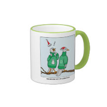 Der zweite Tag des Weihnachtsbechers Kaffeetasse