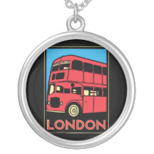 des Kunst-Dekos Londons Westminster England retro  Halsketten