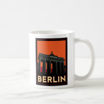 des oktoberfest retro Reise Kunst-Dekos Berlins De Kaffee Tassen