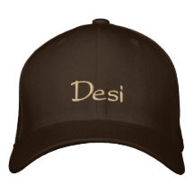 Desi Bestickte Kappe