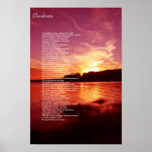 Desiderata Posterdrucke