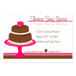 Designer Bakedgoods-Kuchen Visitenkartenvorlage