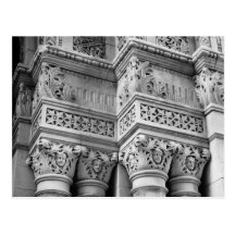 Detail der Mühlen Gebäude, San Francisco CA Postkarte