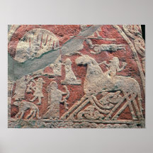 Detail der Zahlen, die eine Saga veranschaulichen Posterdruck
