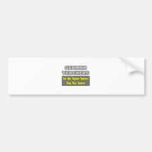 Deutsche Lehrer… intelligenter Auto Sticker