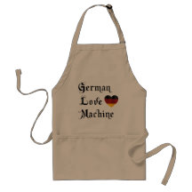 Deutsche Liebe-Maschine Schürze