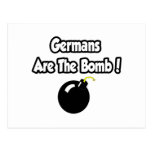 Deutsche sind die Bombe! Postkarte