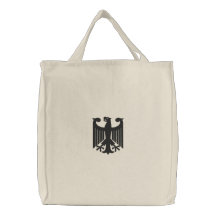 Deutsche "Wappen" gestickte Tasche