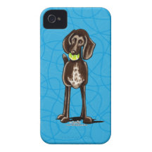 Deutscher kurzhaariger ZeigerPlaytime iPhone 4 Case-Mate Hüllen