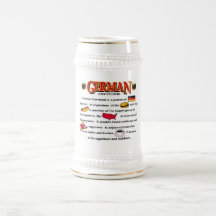 Deutsches Definitions-Bier Stein Kaffeetasse