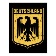 Deutschland Eagle - deutsches Wappen Postkarte