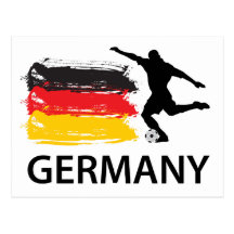 Deutschland-Fußball Postkarten