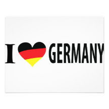 Deutschland-Ikone der Liebe I Personalisierte Ankündigung