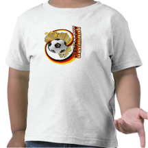 Deutschlands Afrika Entwurf des Grafik-Fußball-201 T-shirts