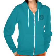 DFP grauer Logo-DamenHoodie