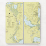 DIAGRAMM-Mausunterlage St- Johnsfluss-, Florida Se Mauspad